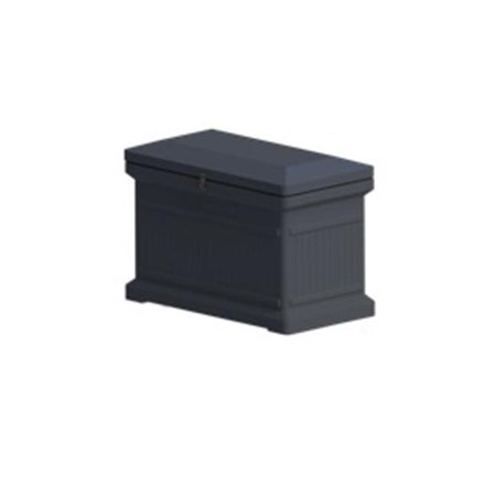 RTS COMPANIES US RTS Companies US 5502-00500A-79-81 Premium Horizontal Architectural ParcelWirx Delivery Drop Box - Graphite 5502-00500A-79-81